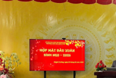 Trường THPT số 2 Đức Phổ rộn ràng họp mặt đầu xuân bính ngọ 2026: đoàn kết, trách nhiệm và quyết tâm mới